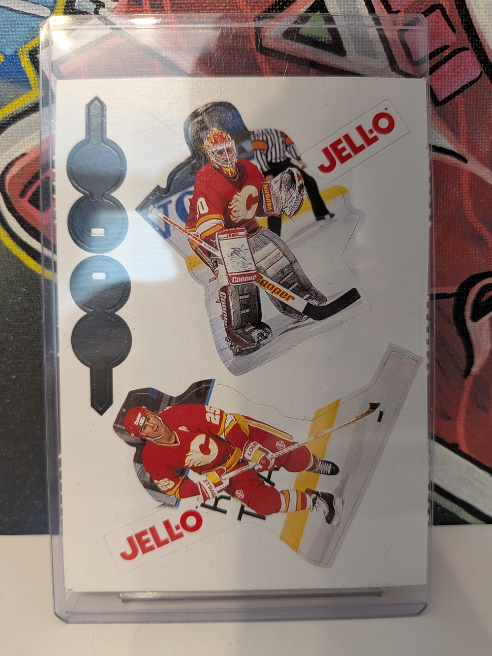 1993-94 Jell-O Pop Out Panel (Vernon/Nieuwendyk)